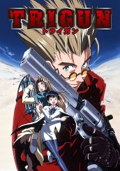 The poster art for the movie Trigun.