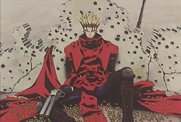 A scene in the movie Trigun.